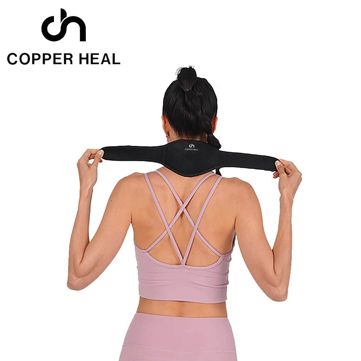 HEAL Neck Brace Support - Natural Magnet Heating Pad, Adjustable Neck Collar for Women and Men