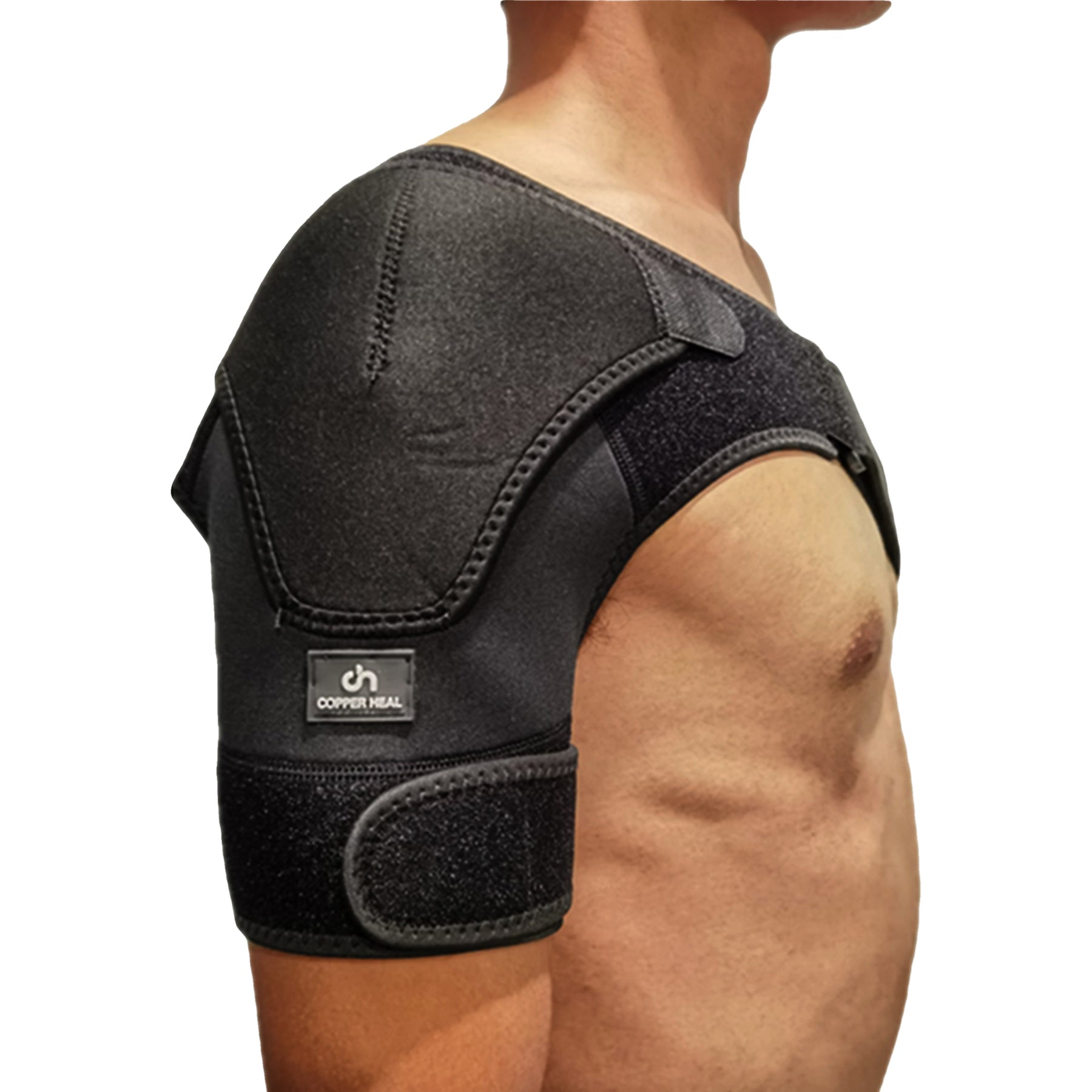 ZENKEYZ Copper Compression Recovery Shoulder Brace For Men & Women, Size  range XS-3XL, Torn Rotator Cuff, Tendonitis, Dislocation, Pain, Shoulder